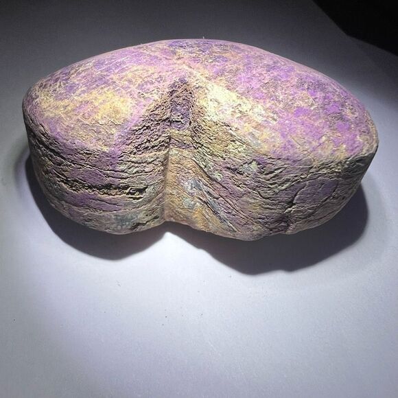 Natural Raw Purpurite‎ Heart Carving (5) - Picture 3 of 9